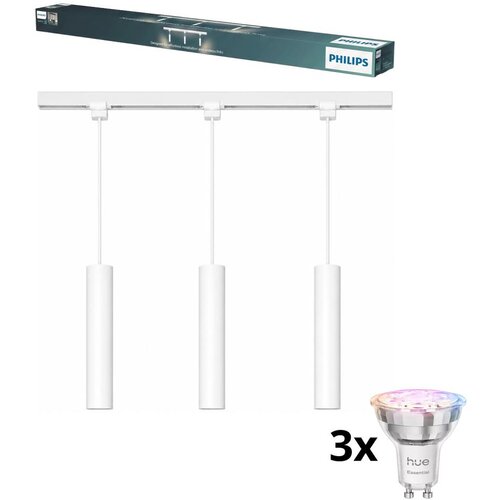 Philips LED luster s prigu&scaron;iva na sajli za &scaron;inski sistem EASYLINK 3xGU10/4,7W/230V 1m bela Cene