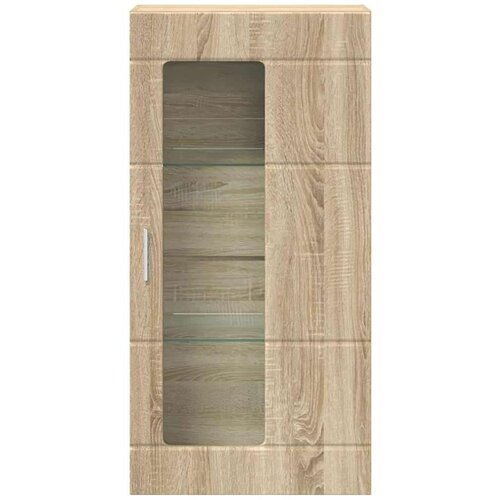 VidaXL Kabinetski zidni s policom Zidne sonoma hrast 55 x 29 x 100 cm Slike