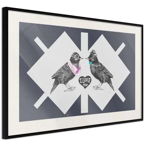  Poster - Bird Love 30x20