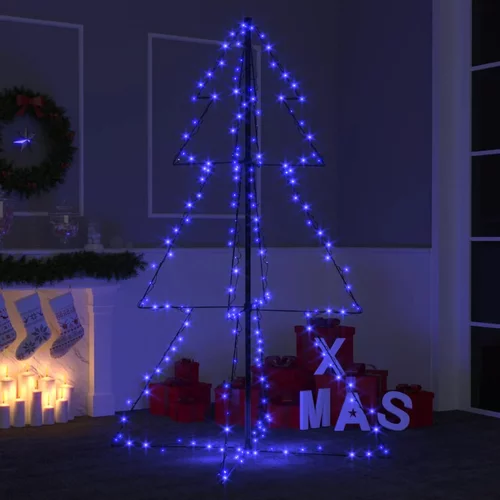 vidaXL stožasto božićno drvce 200 LED unutarnje i vanjsko 98 x 150 cm