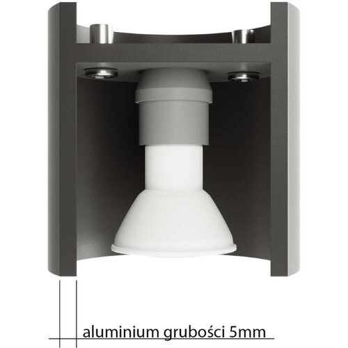  Sollux SL.0053 - Luster na sajli ORBIS 1 1xGU10/40W/230V bela Slike
