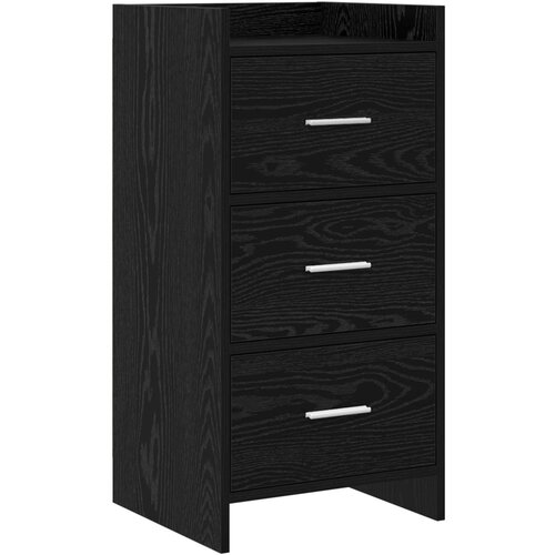 vidaXL Kreveta Crni hrast 40 x 36 x 80 cm Konstruirano drvo - Crni hrast Cijene