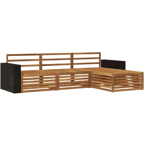 vidaXL Zunanja garnitura za sedenje 5 pcs Masiven les akacije, (5000272140) Cene