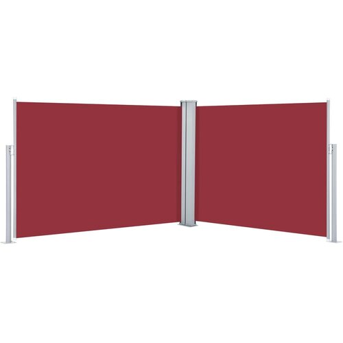 Maison Chic Zložljiva stranska tenda - Senčniki rdeča 120x1000 cm, (22041584) Slike