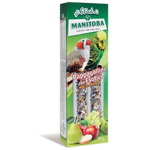 Manitoba štapići miks sa voćem 60 g Hrana za tigrice/egzote Slike