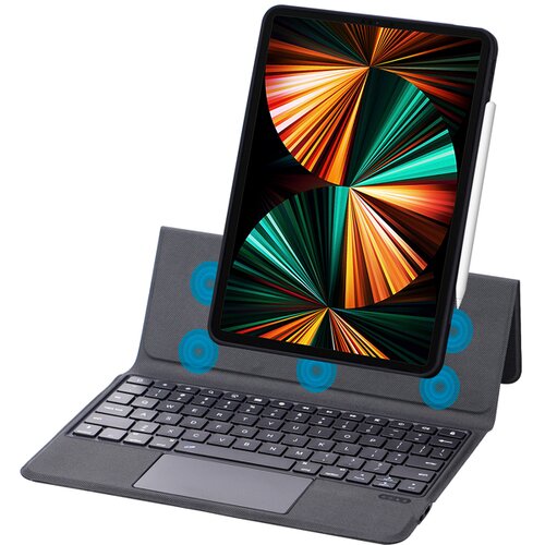 Ykcloud Flip cover in Bluetooth Tipkovnica J5022 za iPad 10.2(2021/2020/2019)/iPad Air 10.5/iPad Pro10.5, (20652130) Slike