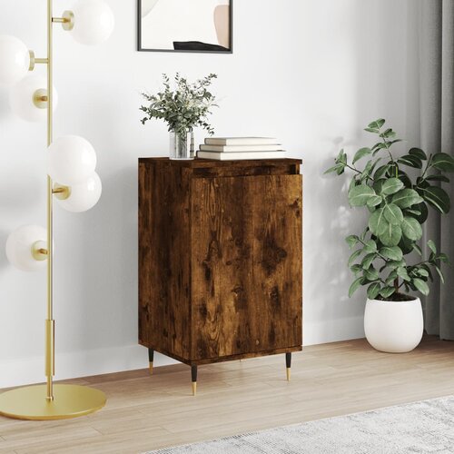  Komoda boja dimljenog hrasta 40 x 35 x 70 cm konstruirano drvo Cijene