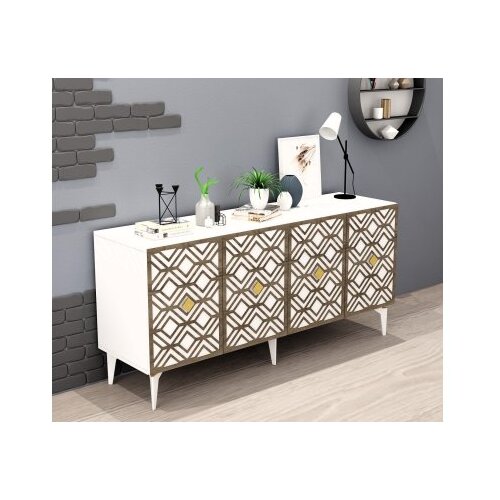 Hanah home komoda rose white Slike