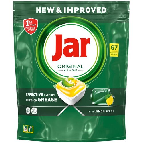 Jar tablete za perilicu posuđa All in One Lemon, 67 komada Cene