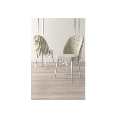 Hanah home Set od 6 trpezarijskih stolica Rhythm krem-bijele boje Cijene