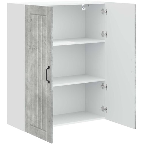  Ormar za Zid Lucca Betonska siva 80 x 31 x 100 cm Slike