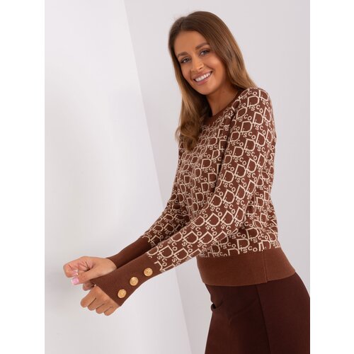 Wool Fashion Italia Sweater-AT-SW-2342.46P-brown Slike