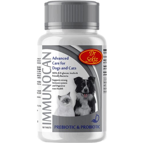 Dr. Sekiz Prebiotsko-probiotski dodatak za pse i mačke Immunocan - 100 tableta Slike