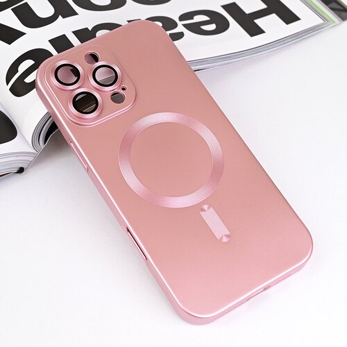 Torbica Magsafe Chrome za iPhone 16 Pro Max 6.9 roze Slike