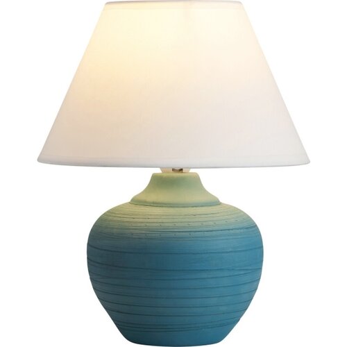 Rabalux molly keramička stona lampa E14 40W plavo/bela AXZZGGZ Slike