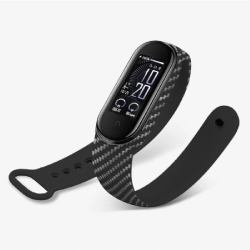 Onasi pa&amp;scaron;ček za uro xiaomi mi band 5, 6 in 7 - črn carbon Slike