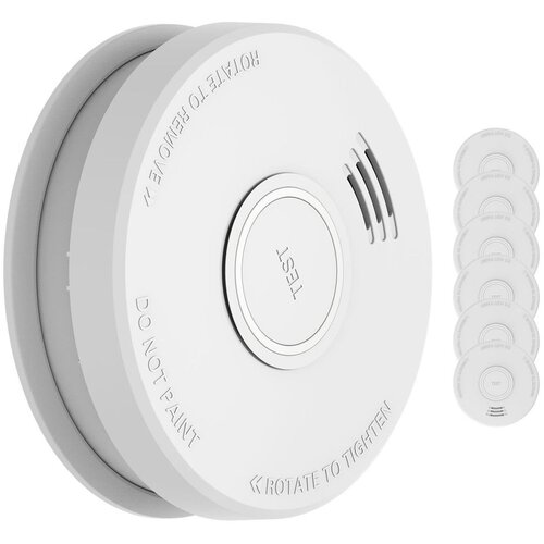  DOF19, detektor dima, plastika, požarni alarm: 85 dB, 9V na baterije Cene