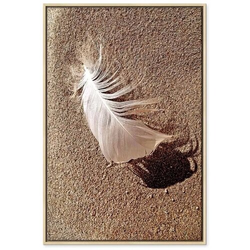  Slika - Feather on the Sand (1 Part) Vertical 80x120 Cene