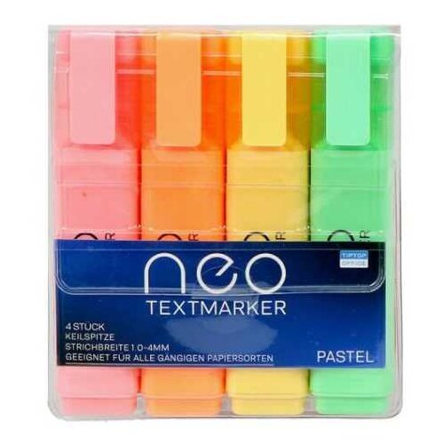 TIP TOP OFFICE NeoPastel Textmarker sa kosim vrhom 4/1 (Blister) Cene