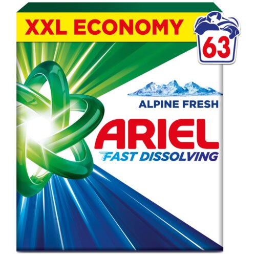 Ariel pra&amp;scaron;ak za rublje Mountain Spring 63 pranja / 3.465kg XXL Slike