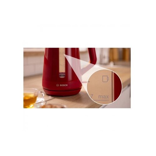 Bosch kuhalo za vodu TWK1M124 MyMoment, Crvena,1.7l, 2400W, Slike