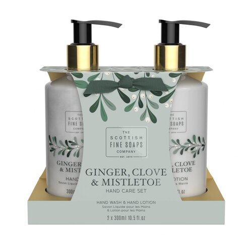 Scottish Fine Soaps Ginger, Clove &amp;amp; Mistletoe Hand Care Set darilni set (za roke) Slike