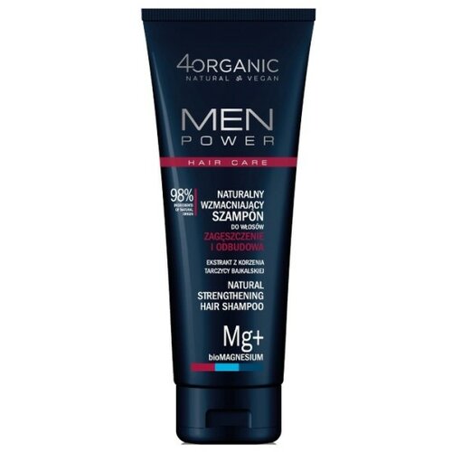 4Organic šampon za jačanje kose za muškarce natural 250ml Cene