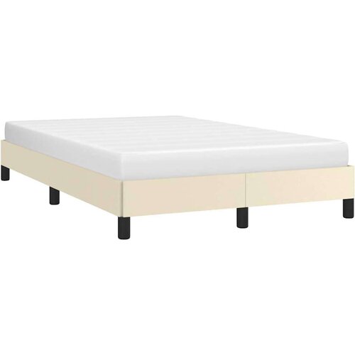  posteljni okvir brez vzmetnice krem 120x190 cm umetno usnje, (21791821) Cene