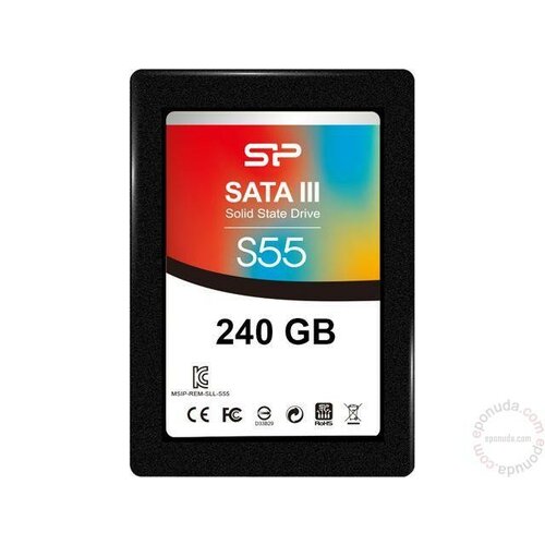 Silicon Power 240GB S55 550/500MB/s SP240GBSS3S55S25 ssd hard disk Cene