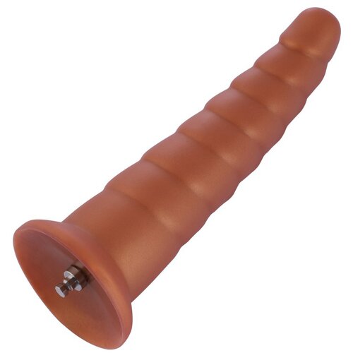 HiSmith HSA84 Tower Shape Anal Toy KlicLok 26cm Brown Slike