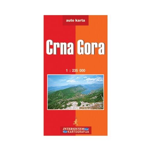 Intersistem Grupa autora - Crna Gora - auto karta Slike