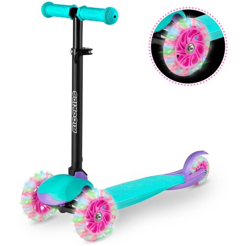 Janshop Ricokids Loco trikolesni skiro - turkizno roza, (21634712) Cene