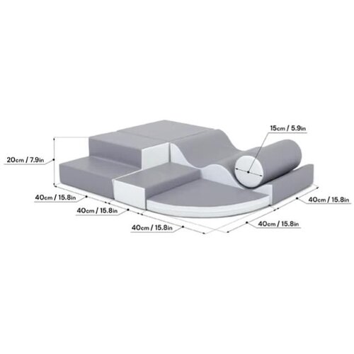 IGLU set EXPLORER - sivi - bijeli Slike