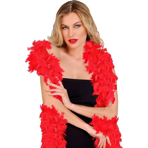 Widmann Boa iz perja - Rdeča Slike