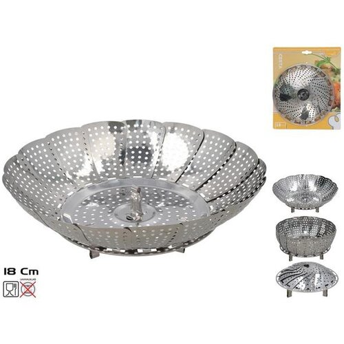  KO&amp;Scaron;ARA ZA KUHANJE NA PARU 18CM INOKS Slike