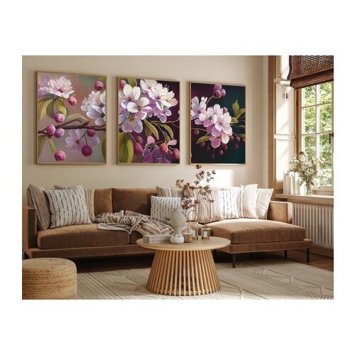 WALLXPERT Uokvirena slika Huhu218, 35x50 cm, 3 dijela Cijene