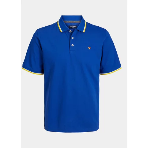 Jack & Jones Polo majica Bluwin 12169064 Modra Regular Fit