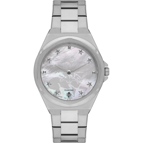 Beverly Hills Polo Club Ženski ručni sat, Kvarcni mehanizam, 37mm, Sedefasto kućište, Srebrne boje, BP3570X.320 Cene