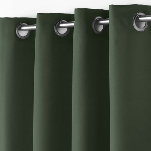 Douceur d int&amp;eacute;rieur Kaki zelena zavjesa 140x180 cm Essentiel &amp;ndash; Slike