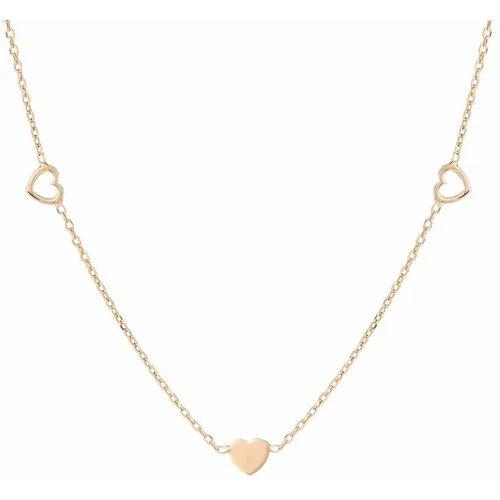 ANIA KRUK Srebrna ogrlica prevučena zlatom Romantica SLTNS1670Z