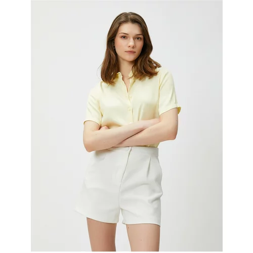 Koton Short Sleeve Shirt Buttoned