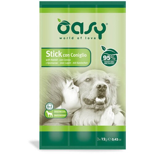 Oasy Stick palčke - zajec - 3 x 12 g Cene