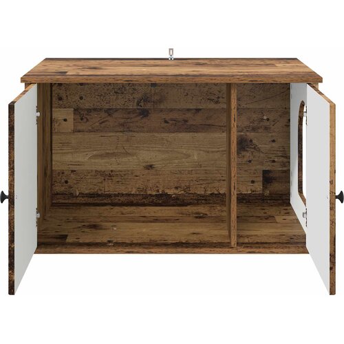  Mačja Kuća Staro drvo 85 x 55 x 50 cm Konstruirano drvo Slike