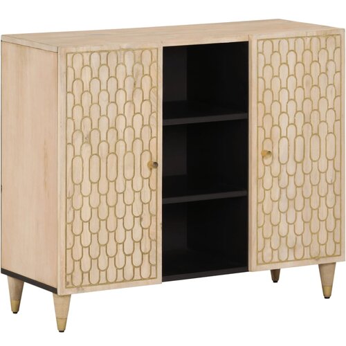 vidaXL Bočni ormarić 90 x 33 x 75 cm od masivnog drva manga Cijene