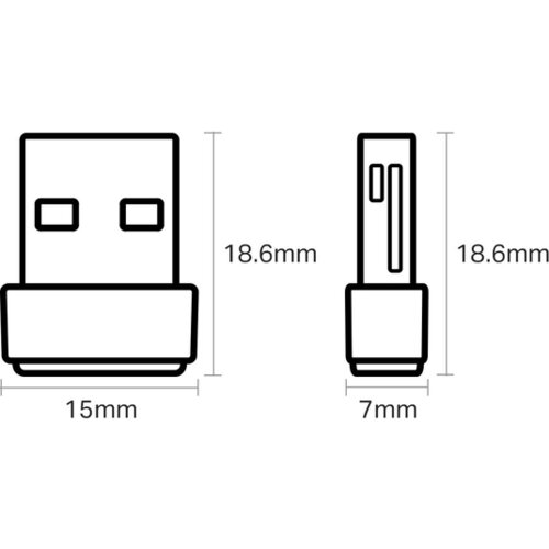 Tp-link Archer T2U Nano wireless adapter Slike