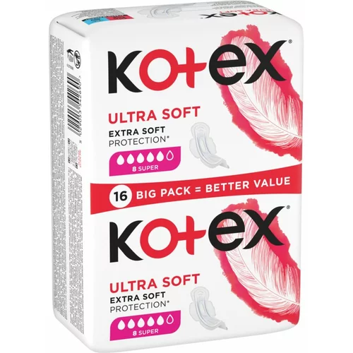 Kotex Ultra Soft Super ulošci 16 kom
