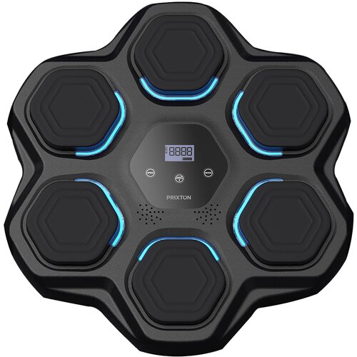 PRIXTON Glasbeni Boksarski Stroj Bluetooth BM100, 9 Stopenj Težavnosti, Zvocni Ucinki, Stenska Montaža, Zaslon na Dotik, Vkljucuje Rokavice, (5000193555) Cene