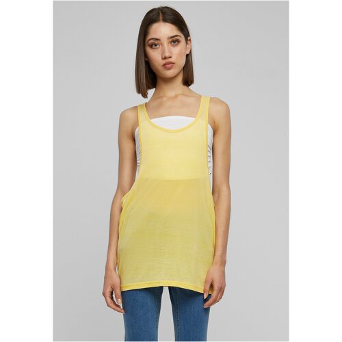 UC Ladies Ladies Loose Burnout Tank Yellow Slike