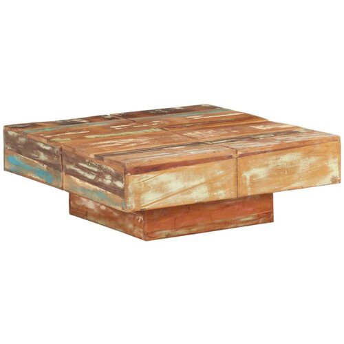 The Living Store Klubska mizica 80x80x28 cm trden predelan les - Klubska Mizica, (21573575) Cene