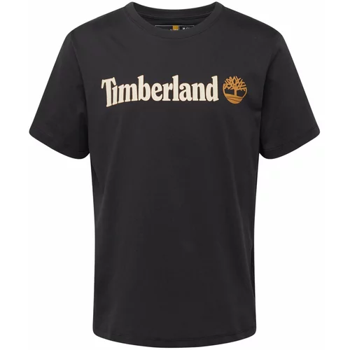 Timberland Majica svijetlobež / narančasta / crna